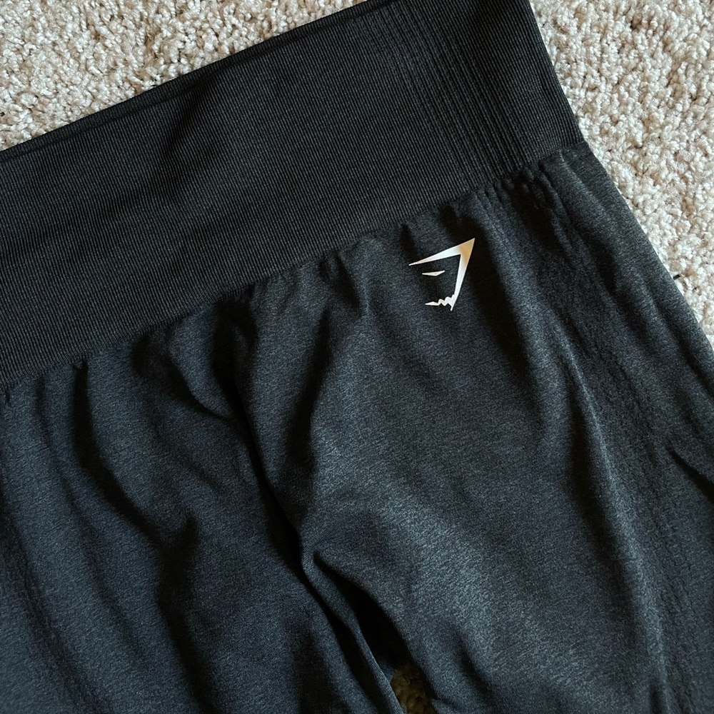 Seamless Black marl Gymshark leggings